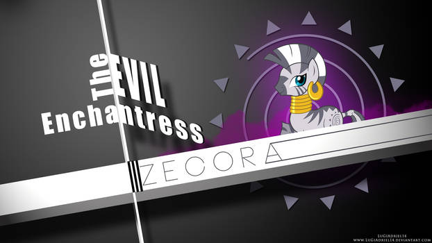 Zecora Typography Wallpaper