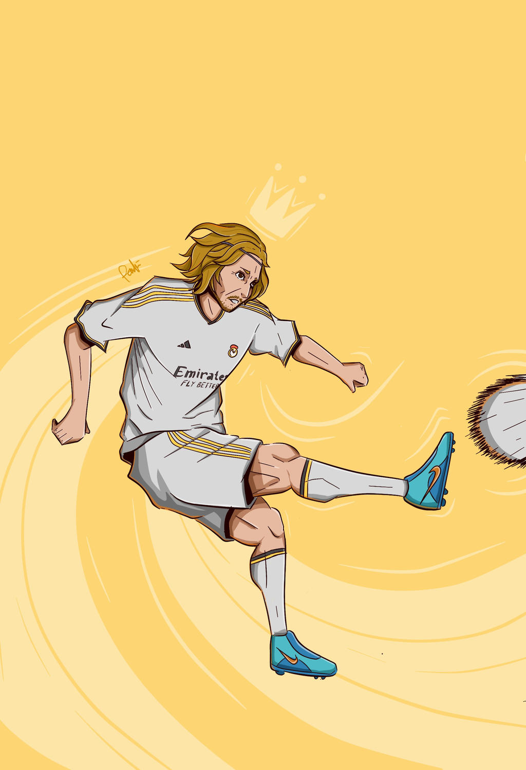Modrick Cartoon Luka Modric by piimisbah on DeviantArt