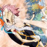 Lucy kicks Natsu