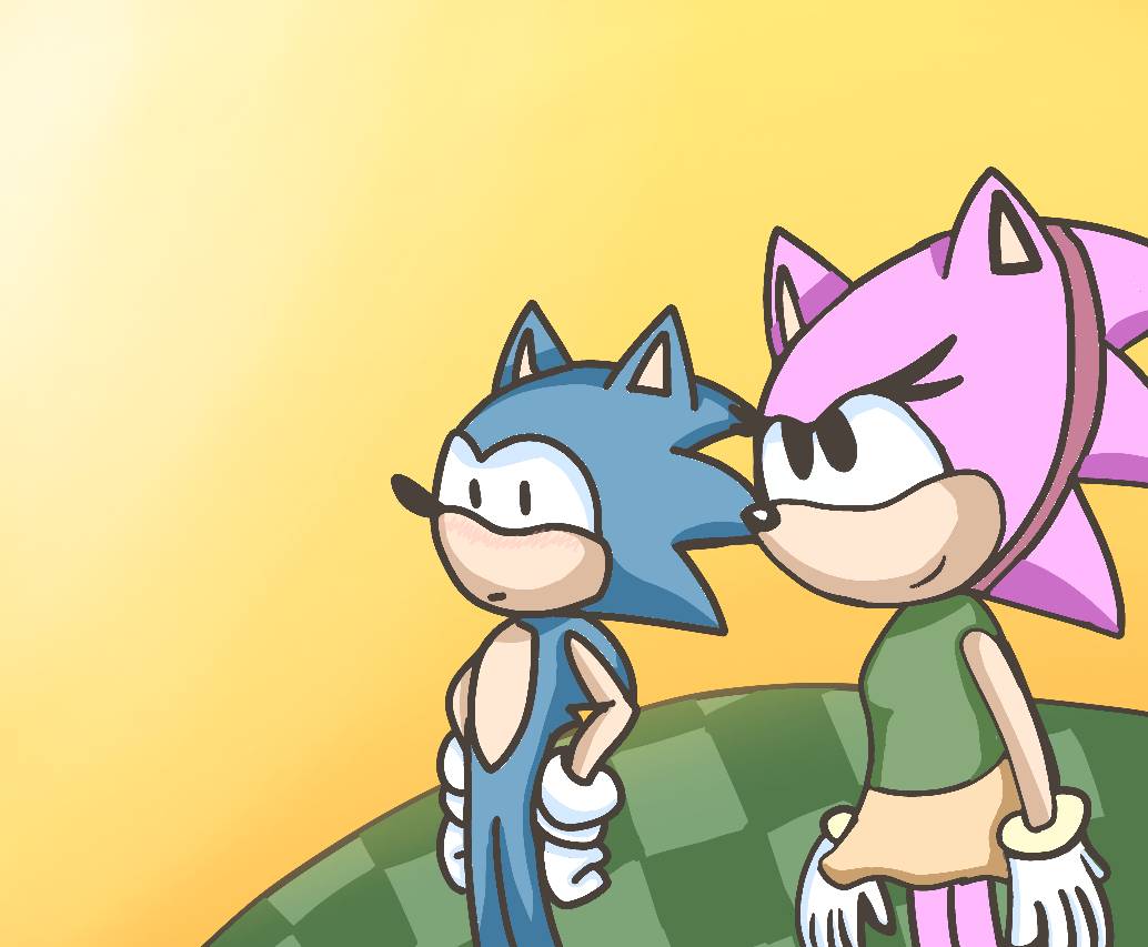 Sonamy - Classic Sonic by MineDobla3 on DeviantArt