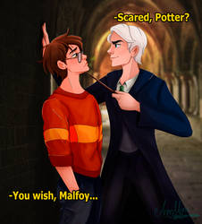 Harry Potter and Draco Malfoy