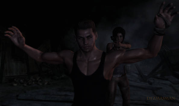 The Island: Piers Nivans and Lara Croft