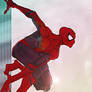 Spiderman skech colored