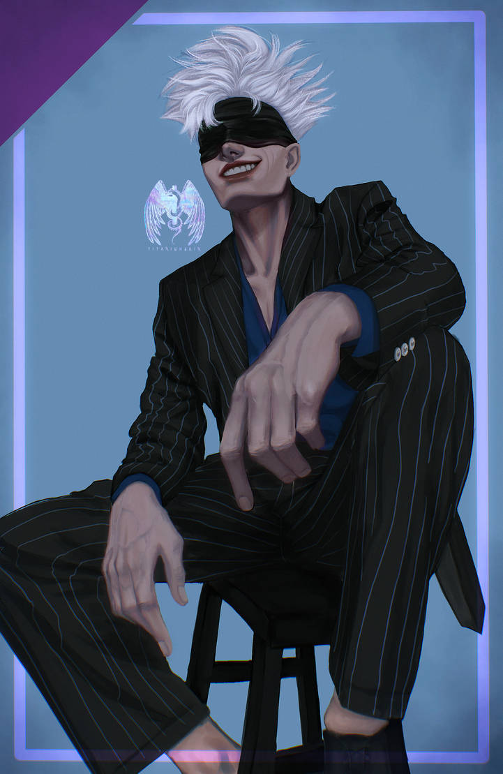 Gojo in a suit by TitaniumGraphics on DeviantArt