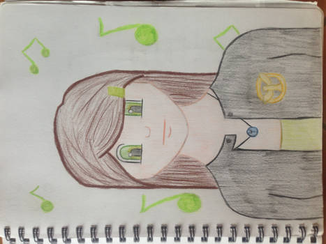 Anime/The Hunger Games/Percy Jackson/Music Drawing