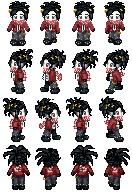 Jojo RPG Maker sprite sheet