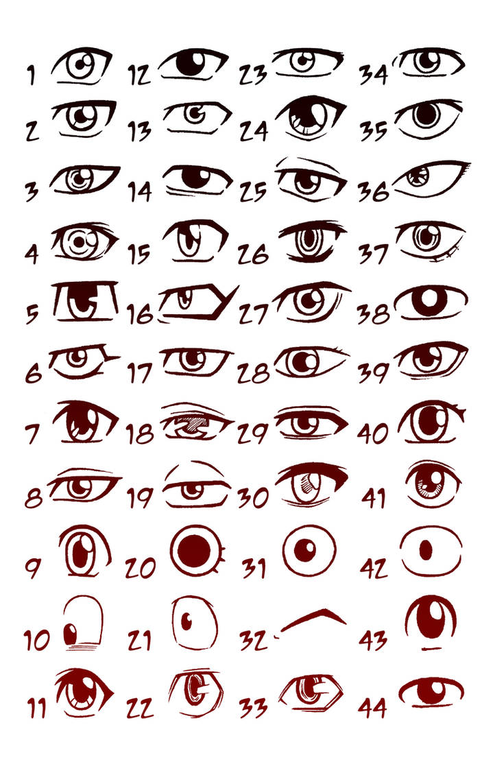 Manga Eyes Shonen by Godsartist on DeviantArt