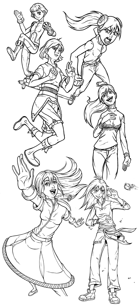 Manga Women Practice