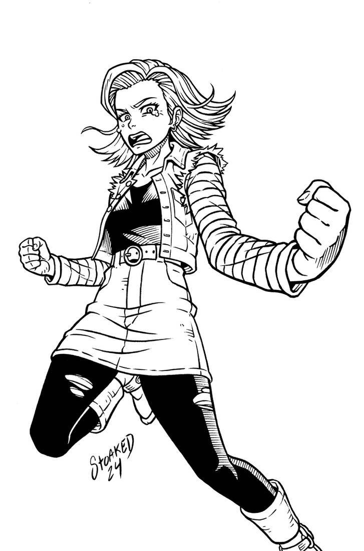 Android 18 by Godsartist on DeviantArt