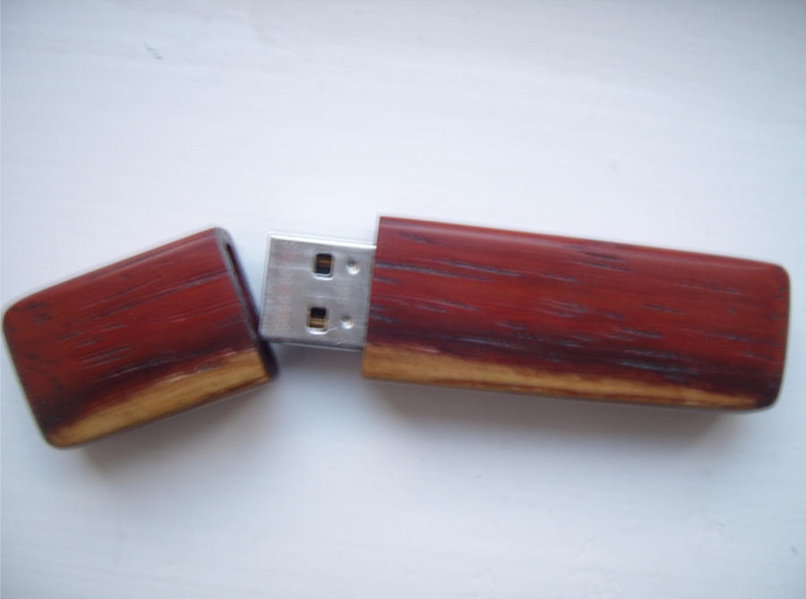 African Padauk Wooden Flash Drive