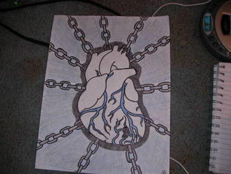 chained heart