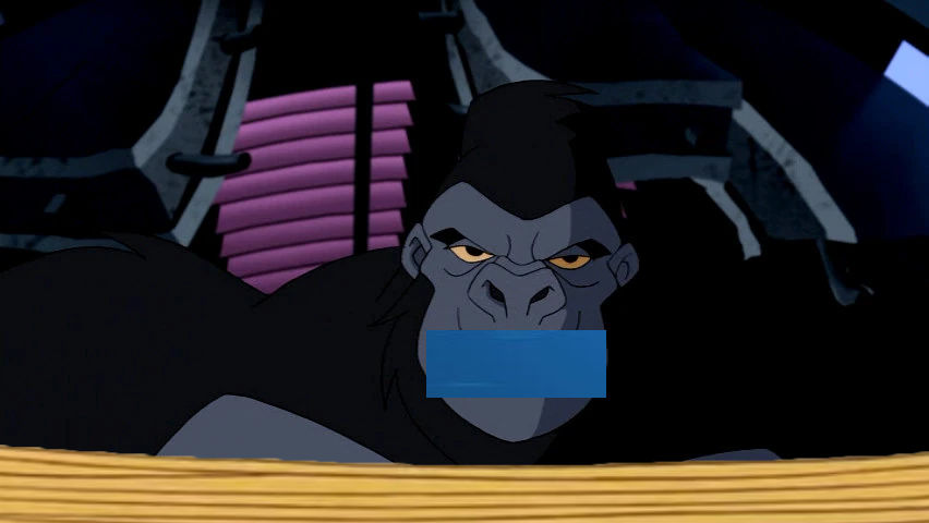 Grodd tied and gagged by Guysgagged on DeviantArt