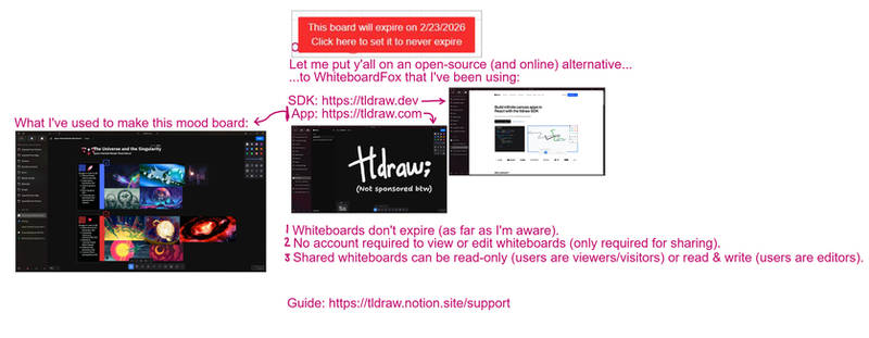 tldraw (Alternative to WhiteboardFox)