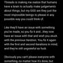 Humans are impossible to please