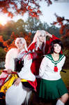 InuYasha,Kagome.Sesshomaru by Lunomar