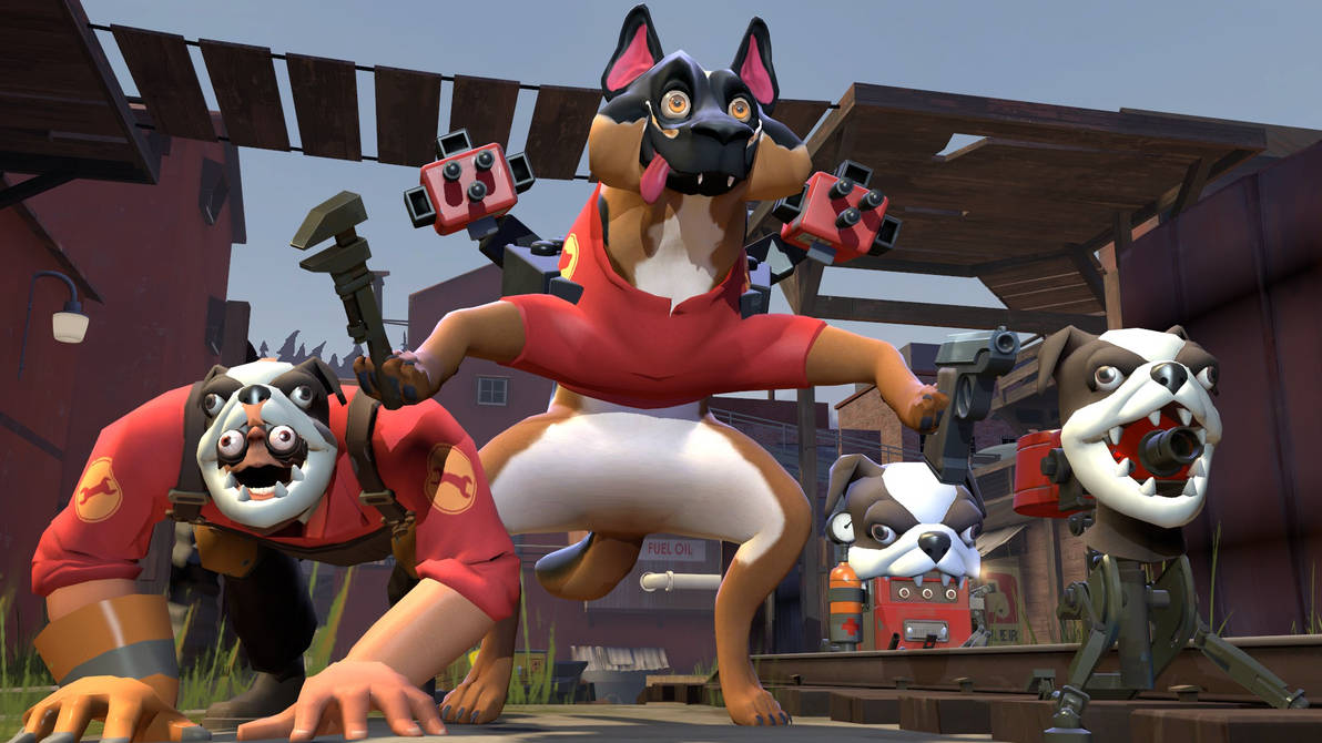 Team Dog Fortress 2 by happy-heavy on DeviantArt