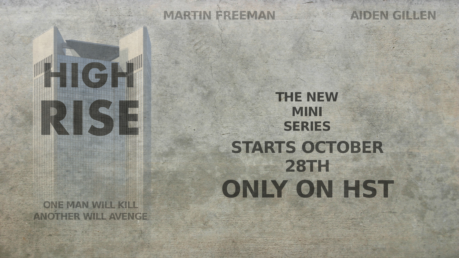 HIGH RISE (concept TV poster)