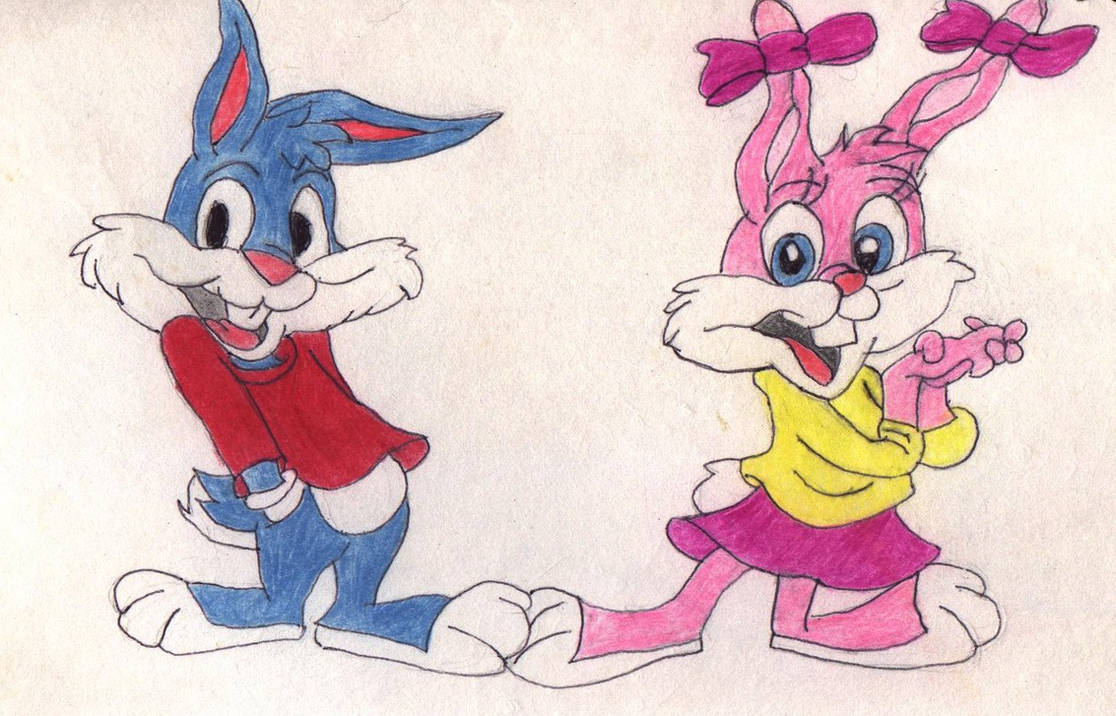 Babs and Buster Bunny by Ailheen on DeviantArt