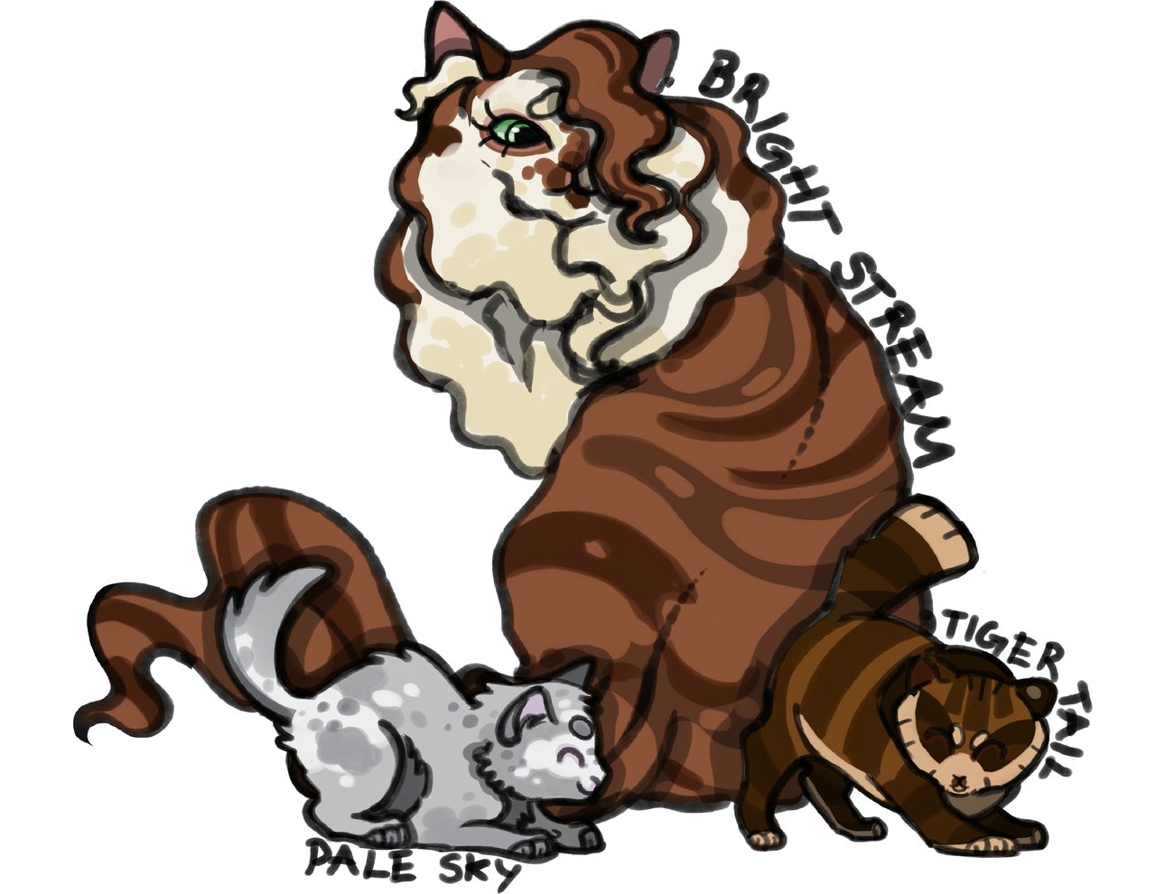 Bright Stream Bright Stream, Pale Sky and Tiger Tail by Mizziazz on DeviantArt