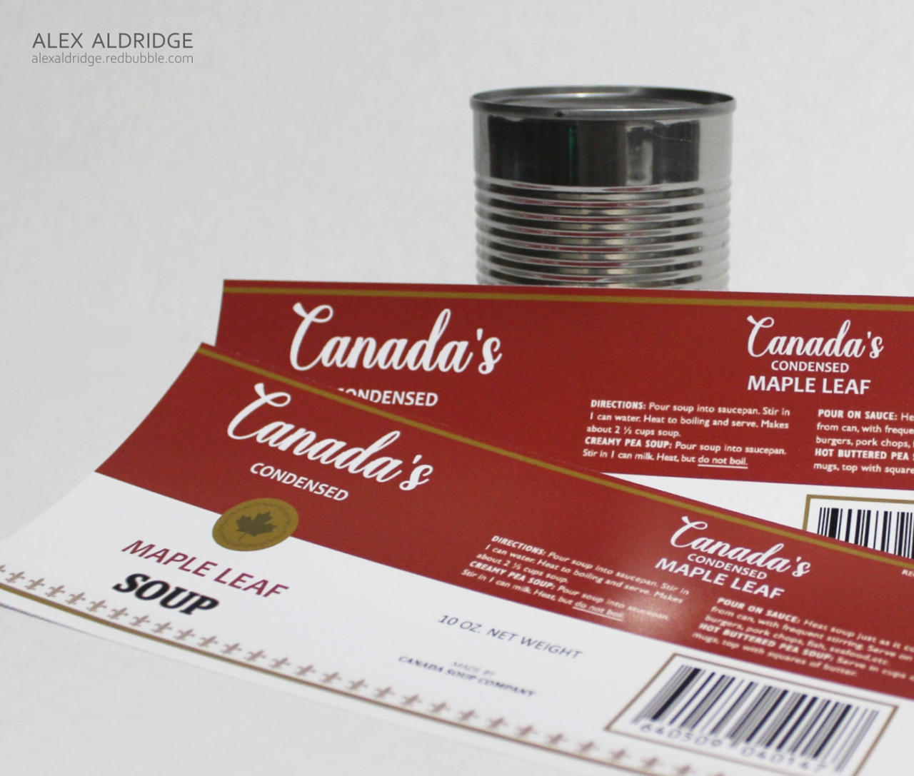 Campbell's Canada's Soup Can Label Sticker by 4lex4ldridge on ...