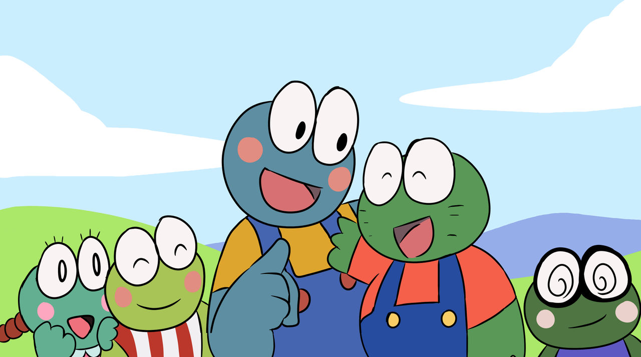 Keroppi and his friends by Daichigatari on DeviantArt