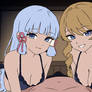 Kamisato Ayaka and Navia (together)