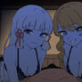 Kamisato Ayaka and Navia (together blue skin)