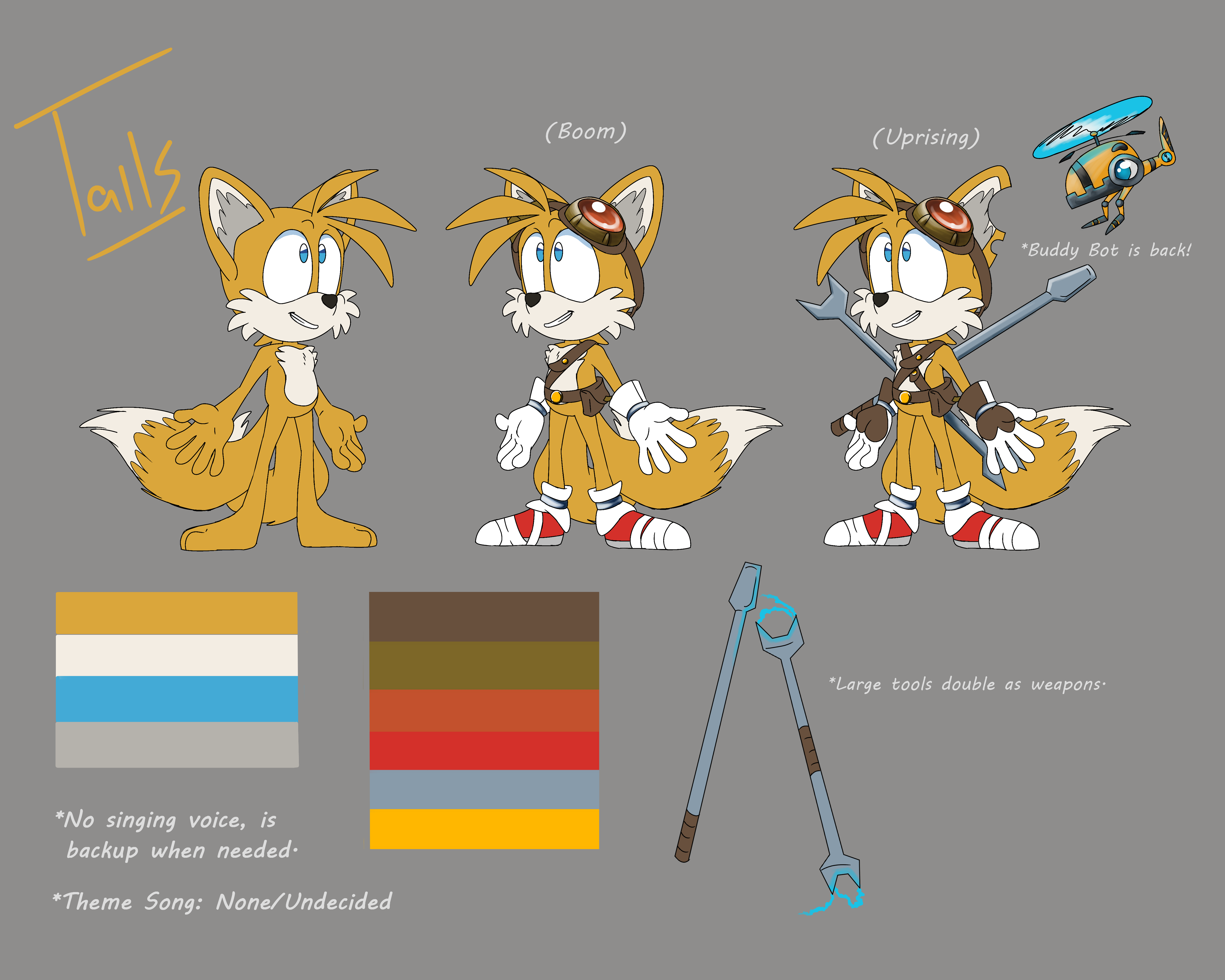 Tails Compass Tails Concepts 2019 by JibbaJabbaDraw on DeviantArt