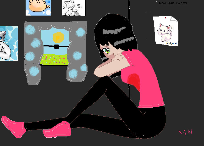 Emo anime girl by BlackCatMew on DeviantArt