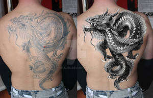 Oriental dragon Cover up Project