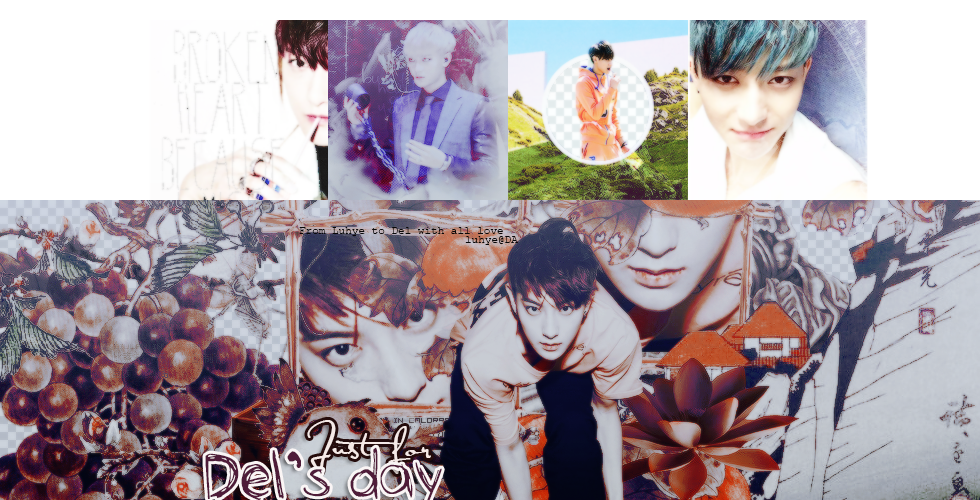 Huang Zi Tao pack - Happy b-day to Del