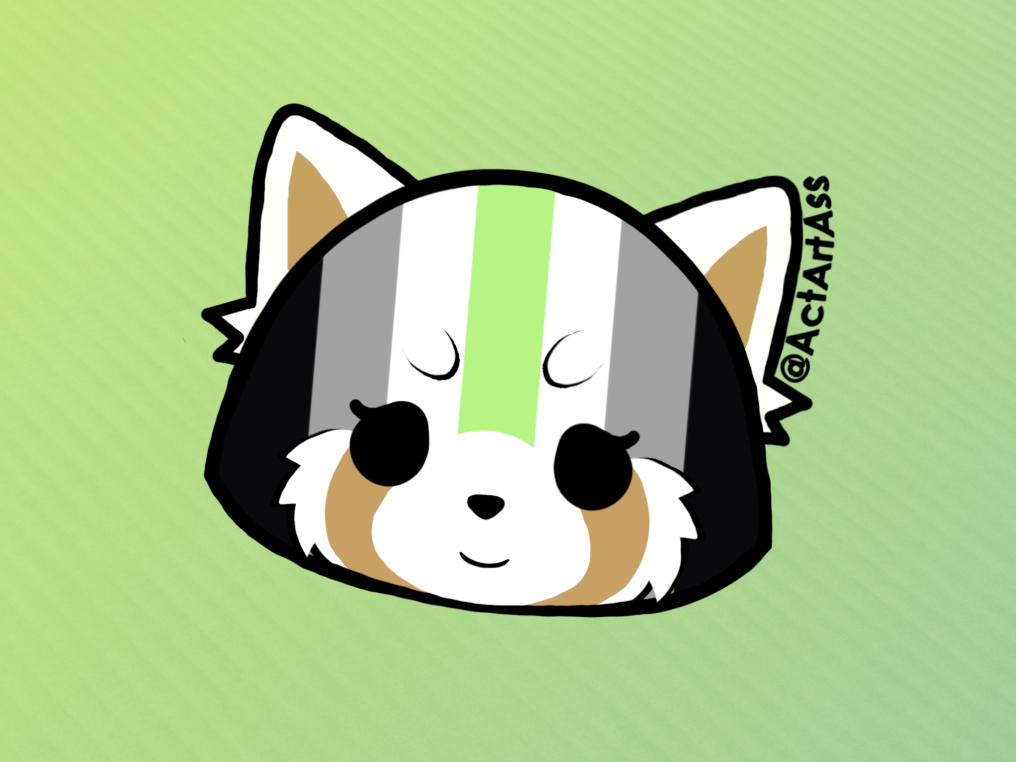 Aggretsuko Agender Flag By Actartass On Deviantart Aggretsuko Agender Flag By Actartass On Deviantart