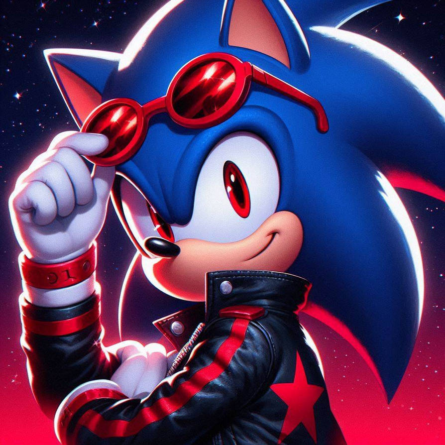 Sonic Rocker Rockstar Sonic the hedgehog by SonFanDow on DeviantArt
