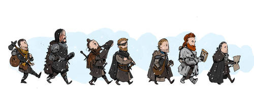 Game of Thrones adventuring party!