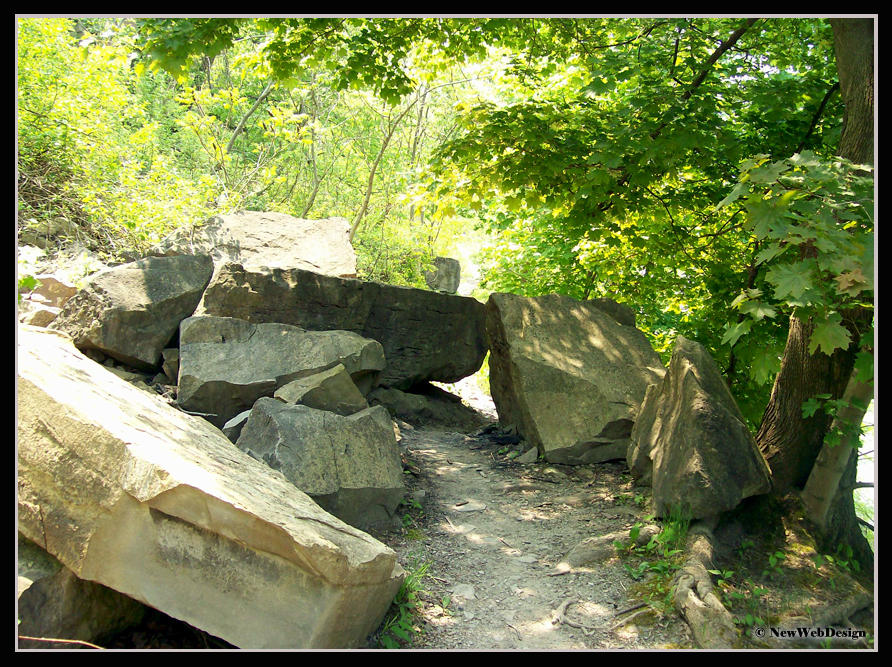 blocked Pathway fallin Rocks by newwebdesign on DeviantArt