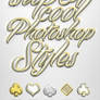 Gold and Silver Shiny Layer Styles