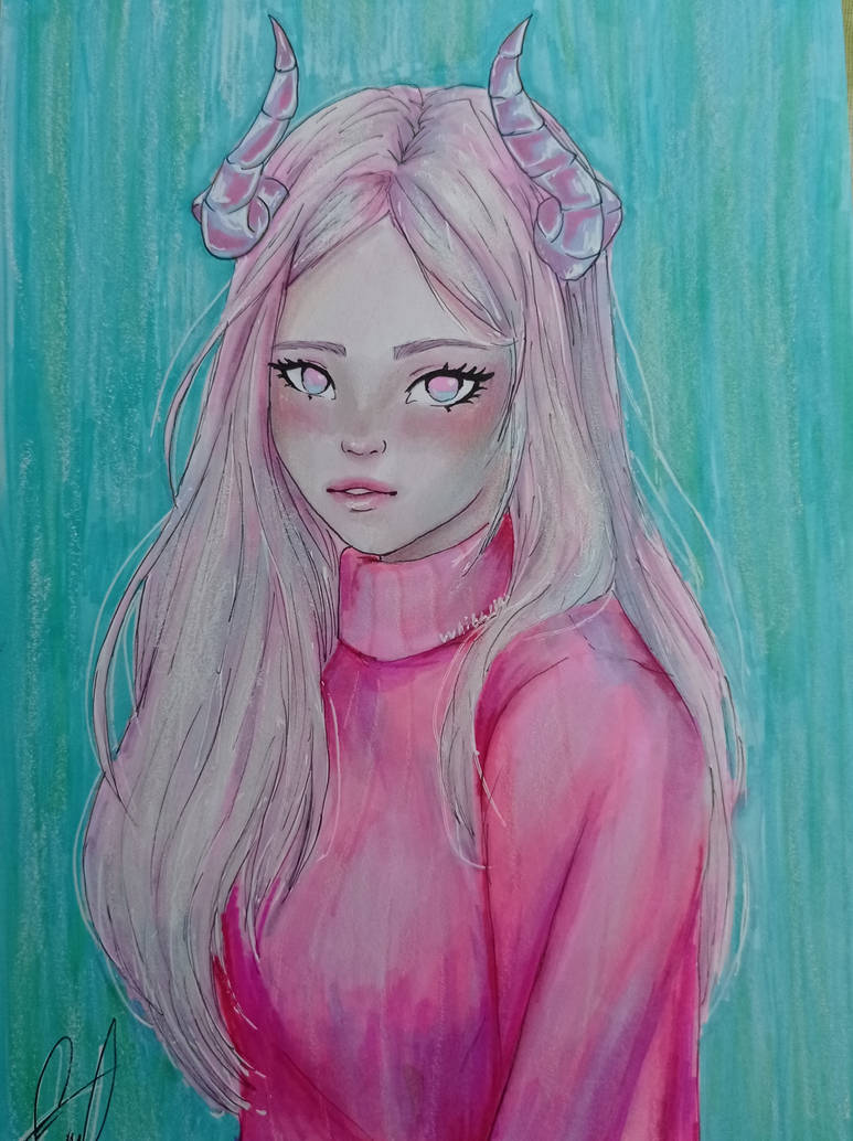 Pink Demon Character Pink Demon by WhiteLiar13 on DeviantArt