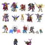 Sprite dump part 1 - Digixroses and weird stuff