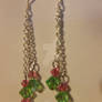 Pink and Green dangles