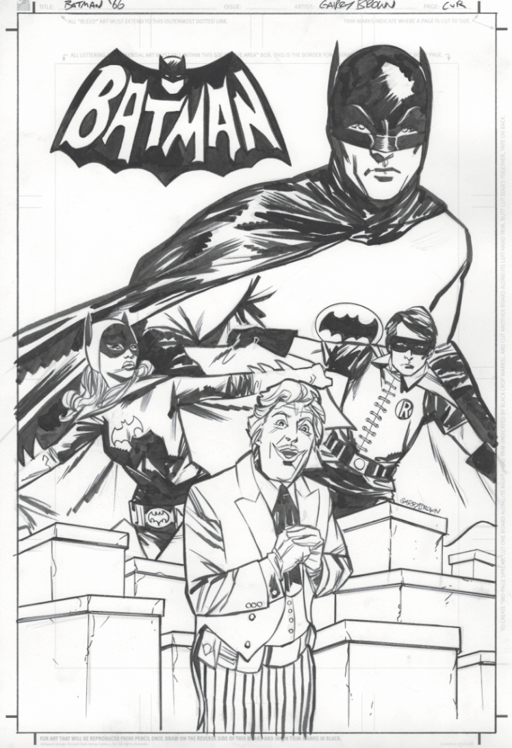 Batman '66 inks