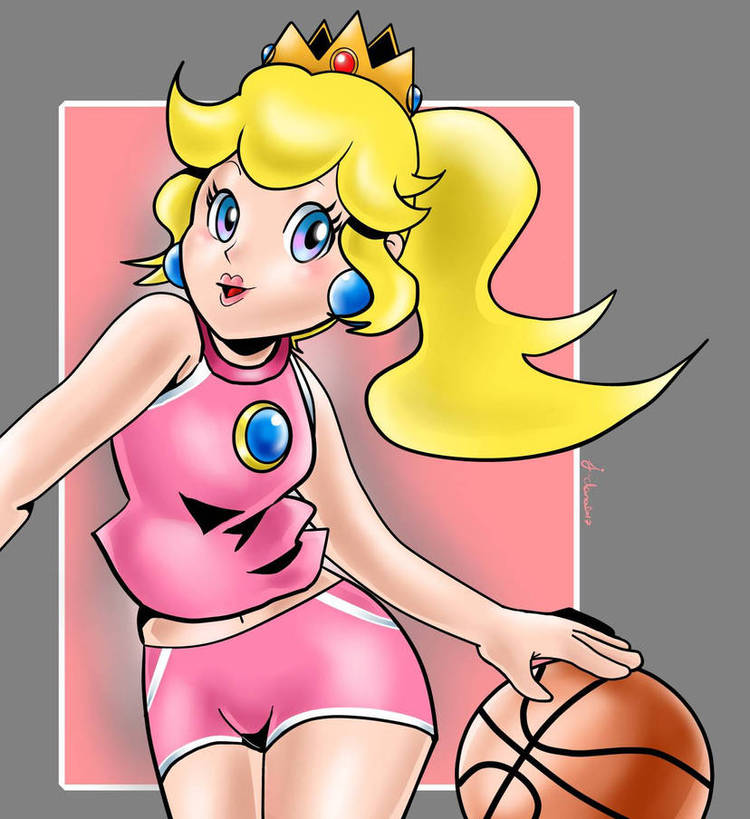 Princess Peach (Basketball) Wallpaper by waterlily45 on DeviantArt