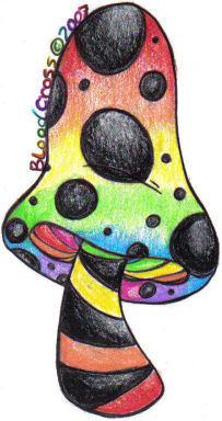 photo Trippy Mushroom Drawing Easy trippy as shrooms by bloodcross on