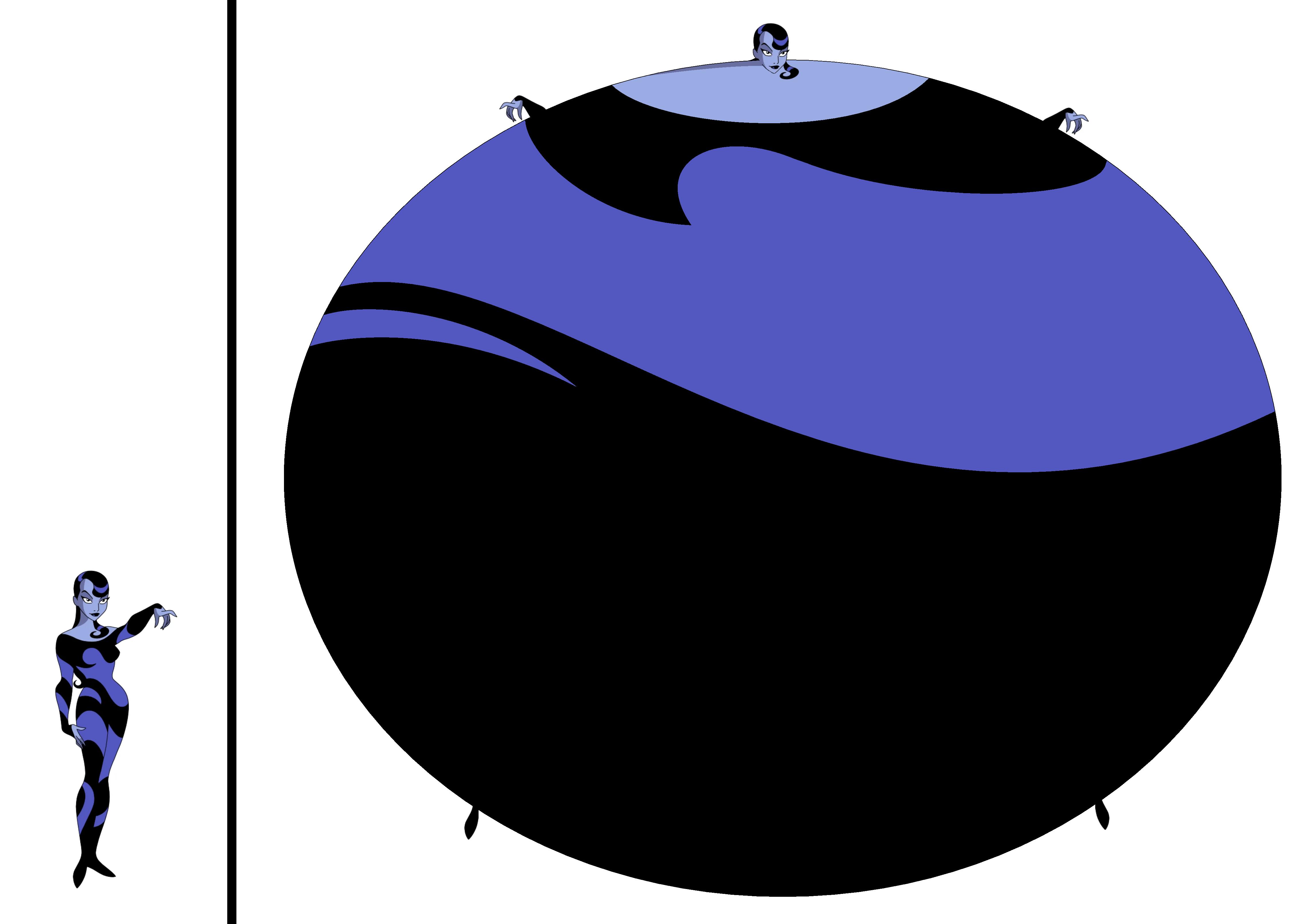 Inque Deviantart Inque Inflation Edit by Art-Blob9X7 on DeviantArt