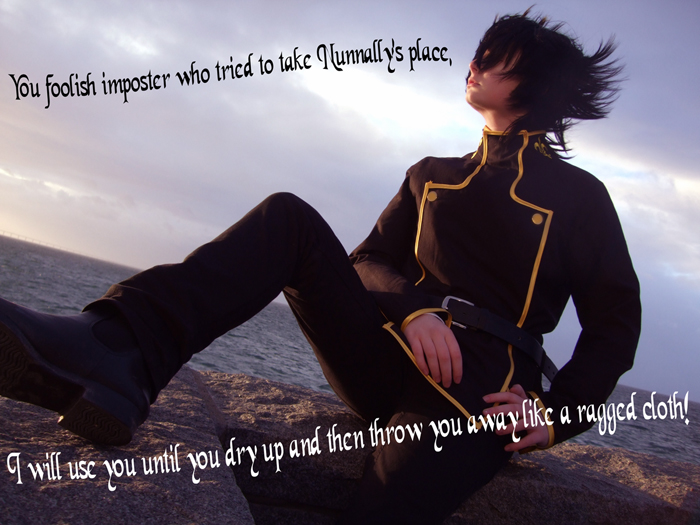 Cosplay: Lelouch: Ragged cloth