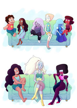 Steven Universe - Fusions together