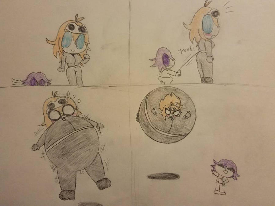 Parallaxthedarkone Mask Inflation Miu's Spy Suit Inflation by ParallaxTheDarkOne on DeviantArt