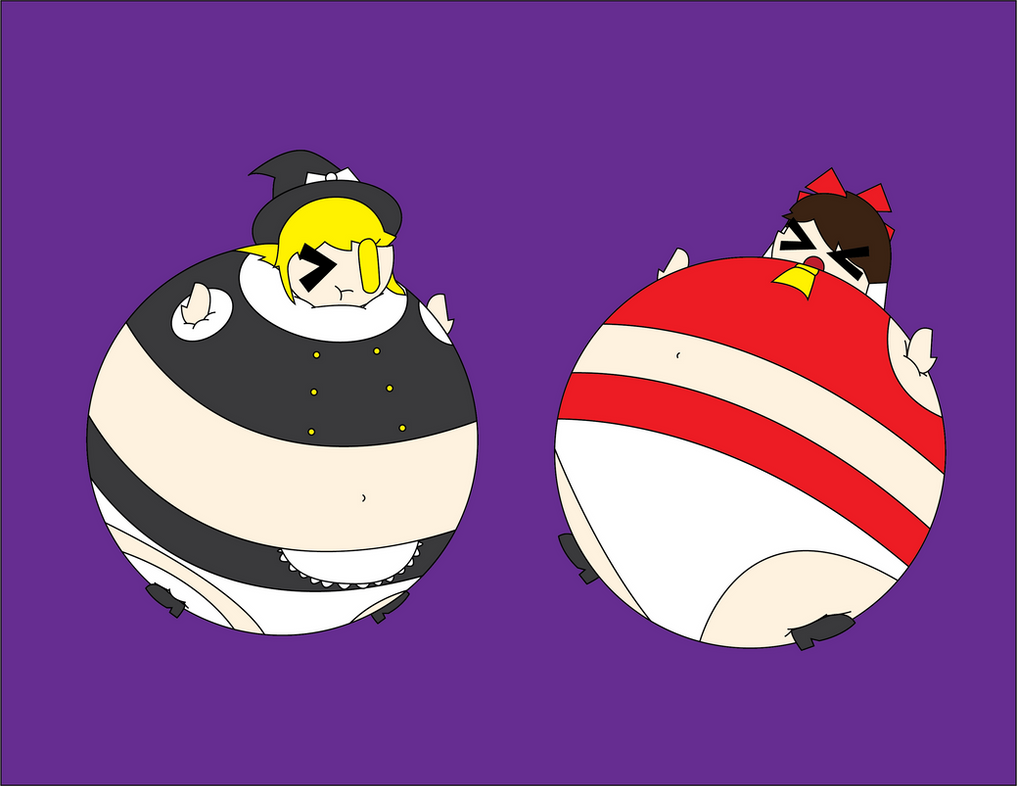 Parallaxthedarkone Mask Inflation Reimu and Marisa Inflation by ParallaxTheDarkOne on DeviantArt