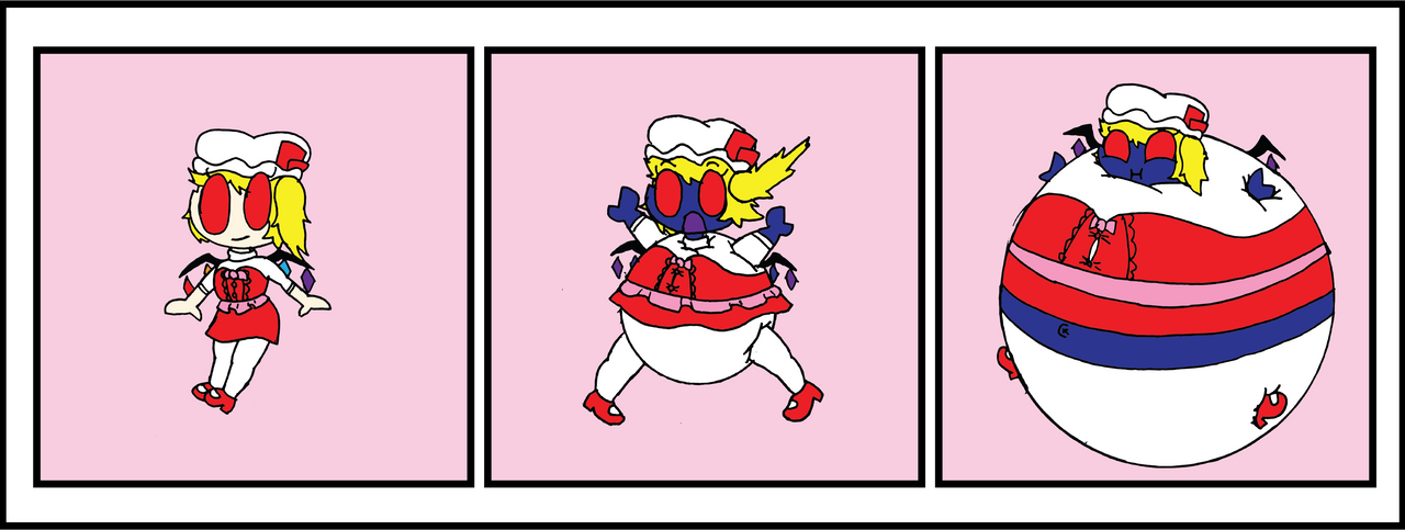 Parallaxthedarkone Mask Inflation Flandre Blueberry Inflation by ParallaxTheDarkOne on DeviantArt