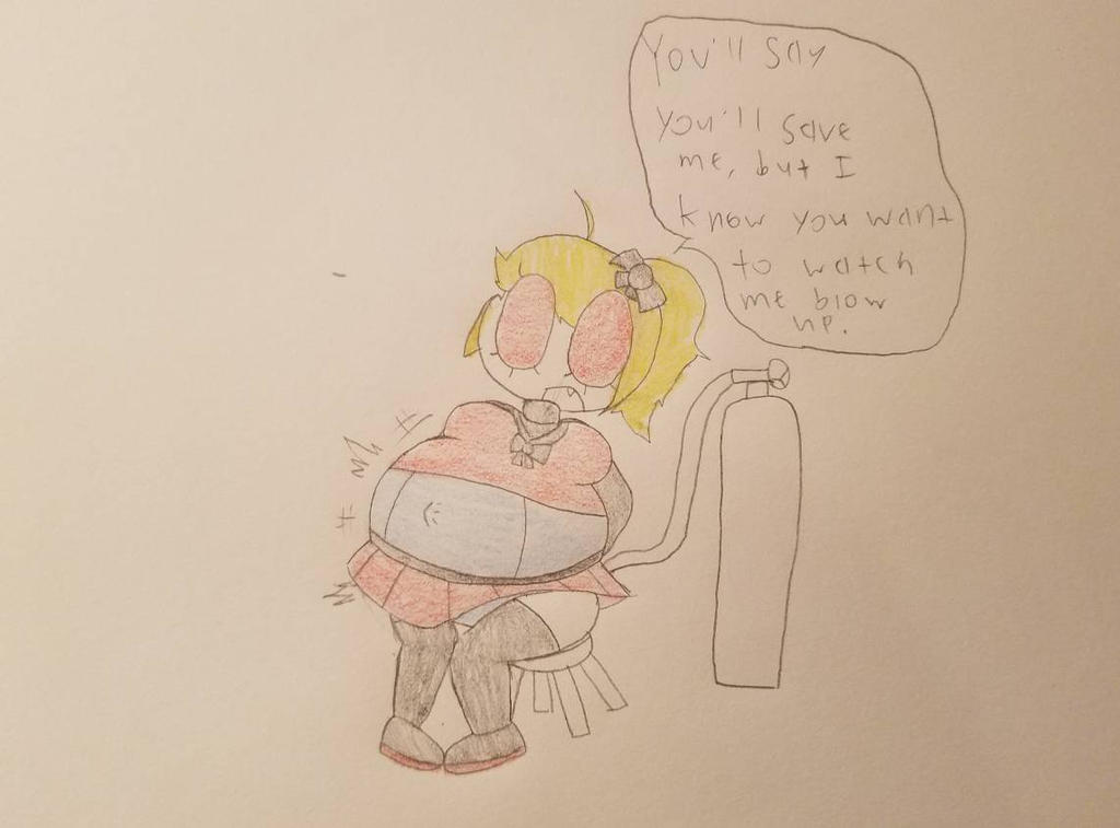 Parallaxthedarkone Mask Inflation Ashley's Belly Inflation by ParallaxTheDarkOne on DeviantArt