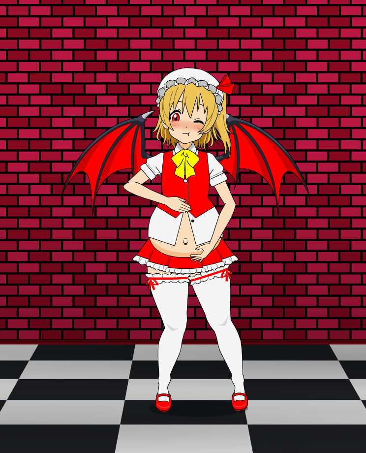 Flandre's Blood Filled Belly by ParallaxTheDarkOne on DeviantArt